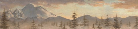 Kulshan Sunrise Canvas Reproduction