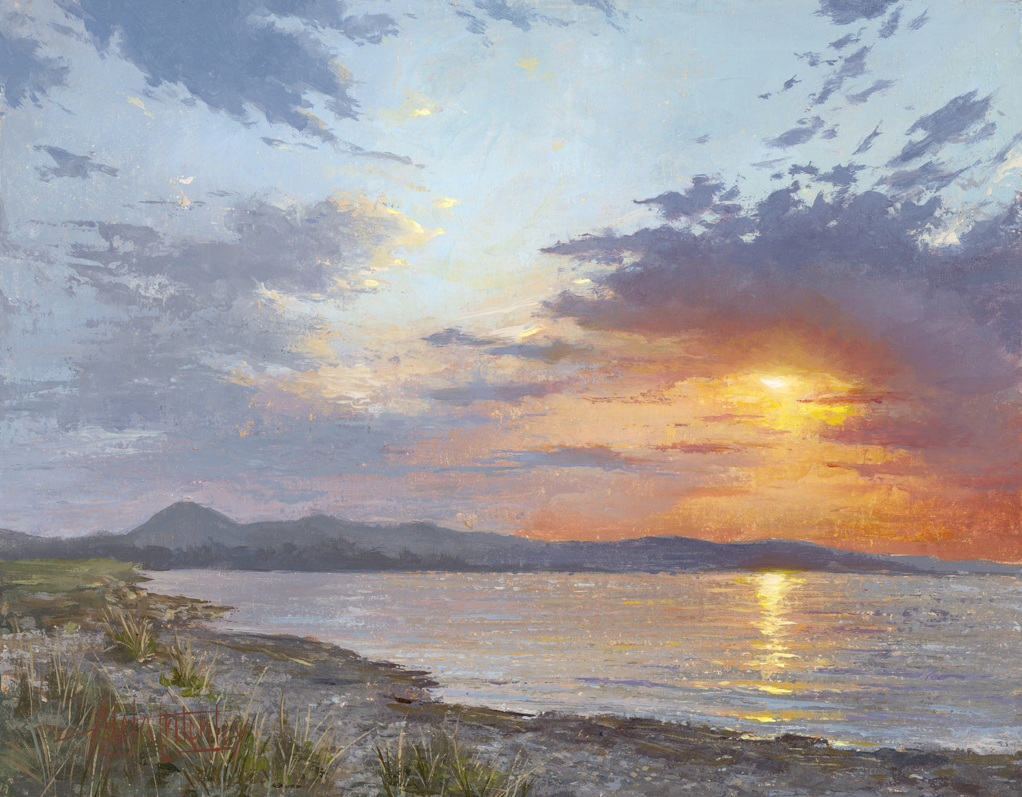 Evening Reflections Reproduction print