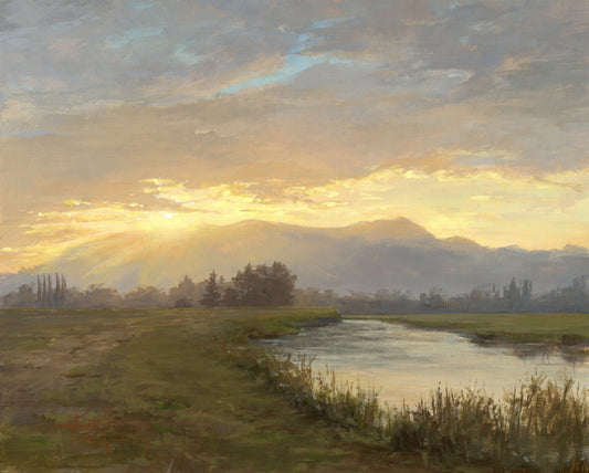 Golden Awakening Reproduction print